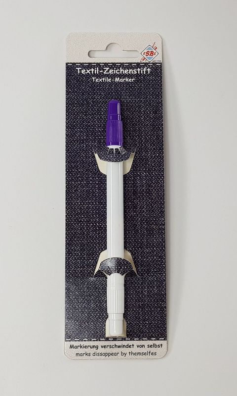 Sublimatstift mit Löschspitze – selbstlöschender Textilmarker | Violett & Rosa