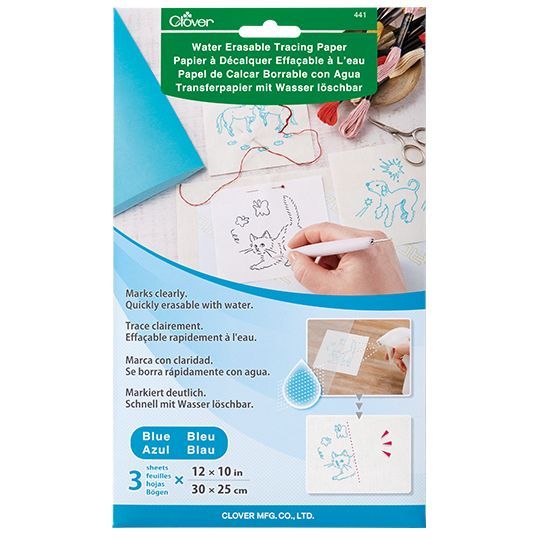 Clover – Transferpapier mit Wasser löschbar | No. 441