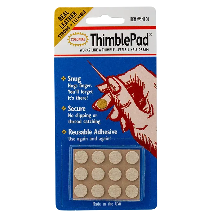 ThimblePad – selbstklebender Fingerschutz fürs Quilten