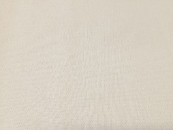 Leinen-Baumwollstoff - Cream White 300-114 | 55% Leinen, 45% Baumwolle