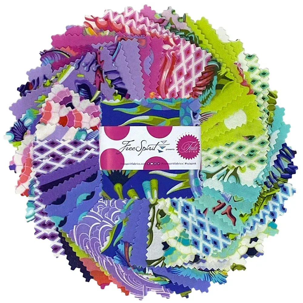 Tula Pink Floral Reef - Mini Charm Pack 2,5" | Freespirit Fabrics