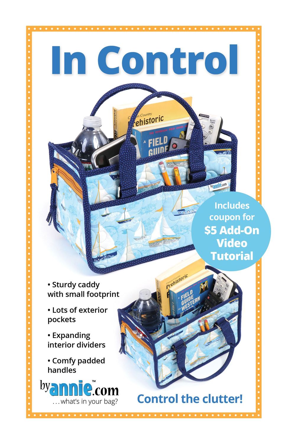 ByAnnie's Schnittmuster – In Control | Organizer-Caddy / Utensilo