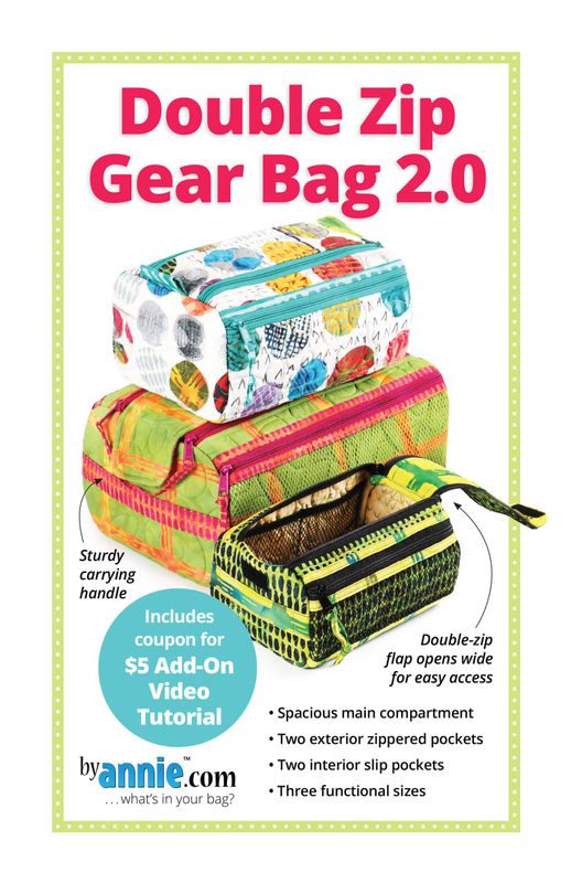 ByAnnie's Schnittmuster – Double Zip Gear Bag 2.0 | Doppel-Reißverschlusstasche / Organizertasche ByAnnie's Schnittmuster – Double Zip Gear Bag 2.0 | Doppel-Reißverschlusstasche / Organizertasche