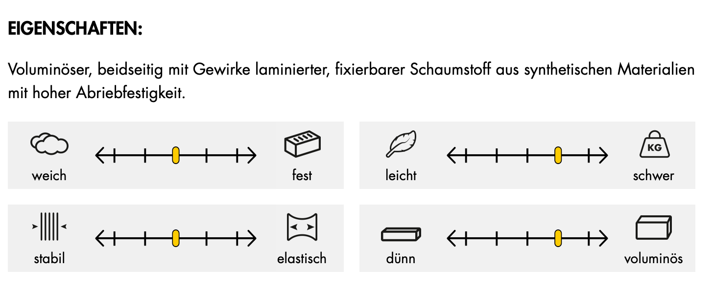 Vlieseline Style-Vil Fix | Aufbügelbarer Schaumstoff für Taschen, Etuis & kreative Nähprojekte
