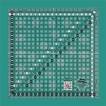 Creative Grids Non-Slip Lineal 21,5 x 21,5 cm, metrisch | CGRM215215