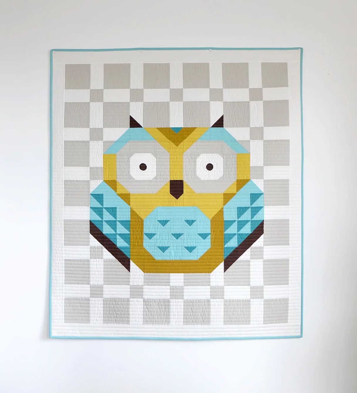 Little Owl Quilt Pattern by Bound Co. | No. BCQ002 Little Owl Quilt Pattern BCQ002 von Bound Co. für einen gepatchten Eulenquilt