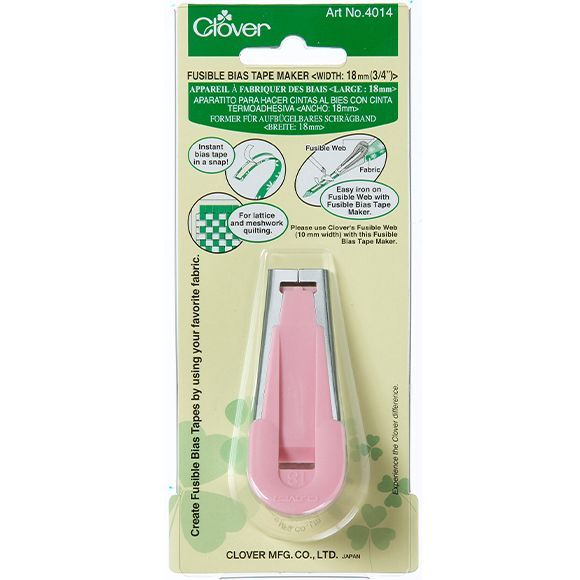 Clover Former für aufbügelbares Schrägband, 18 mm | No. 4014