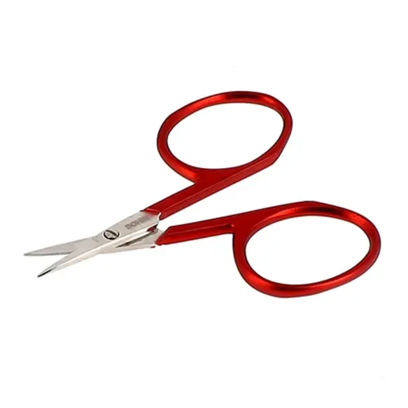 Bohin Stickschere Soft Touch mit roten Griffen, erhältlich in 5,5 cm und 9 cm für feine Schneidearbeiten beim Nähen, Sticken 