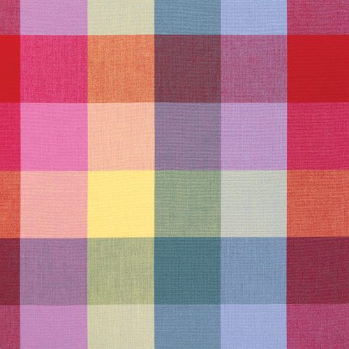 Large Plaid in Rainbow | Picnic Wovens | Art Gallery Fabrics Large Plaid in Rainbow | Picnic Wovens | Art Gallery Fabrics