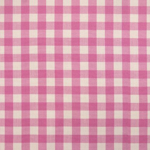 Gingham in Bubblegum | Picnic Wovens | Art Gallery Fabrics Gingham in Bubblegum aus der Kollektion Picnic Wovens von Art Gallery Fabrics, garngefärbter Baumwollstoff mit rosa-cremefarb