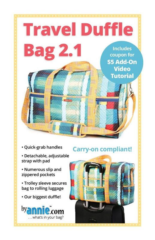 ByAnnie's Schnittmuster – Travel Duffle Bag 2.1 | Große Reise- und Wochenendtasche