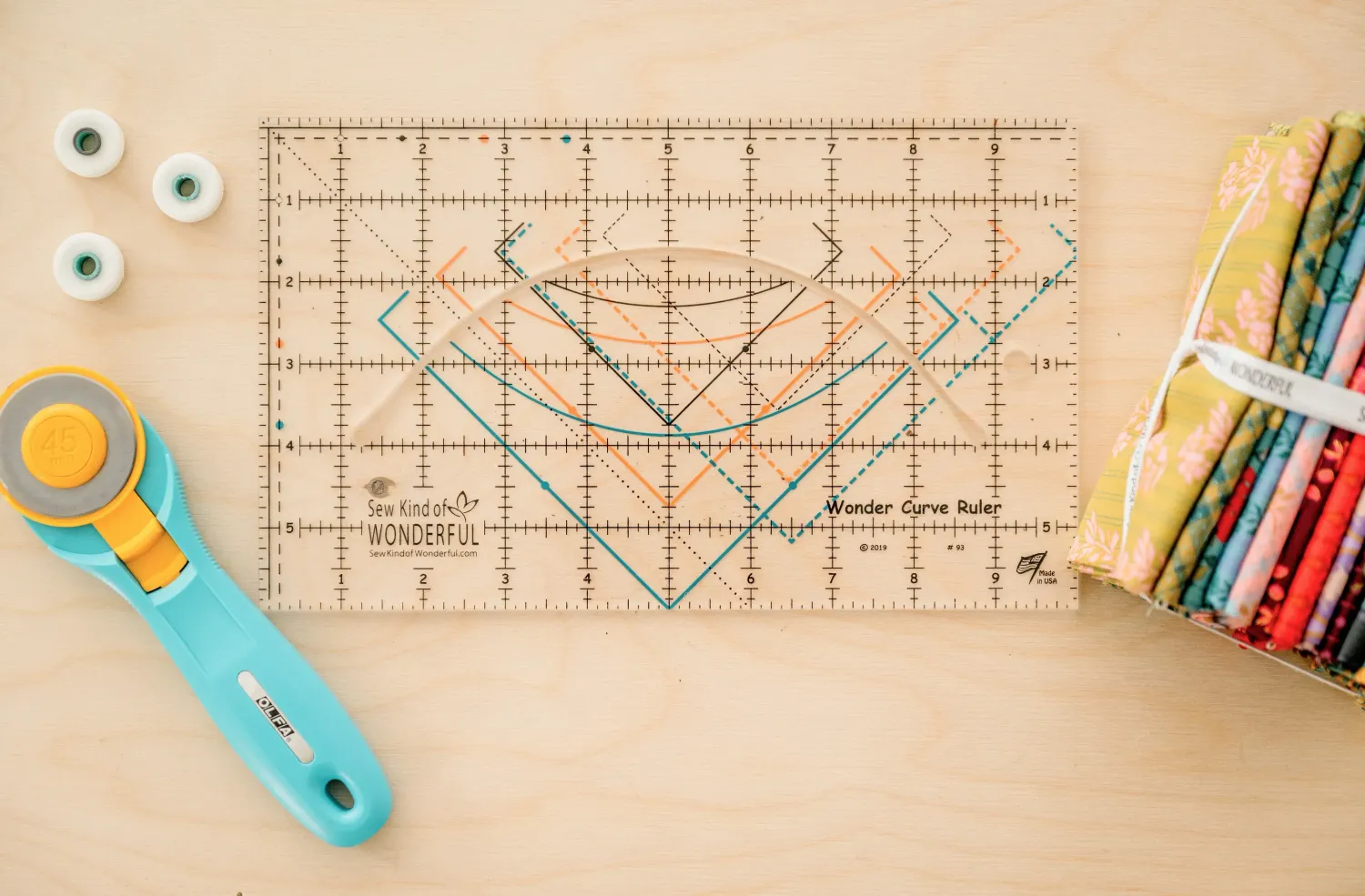 Wonder Curve Ruler | Kurvenlineal von Sew Kind of Wonderful | 6 × 10 Wonder Curve Ruler | Kurvenlineal von Sew Kind of Wonderful | 6 × 10"