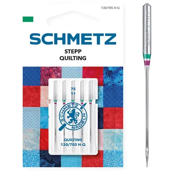 SCHMETZ Quiltnadeln 130/705 H-Q | Stärke 75/11 | 5 Stück SCHMETZ Quiltnadeln 130/705 H-Q | Stärke 75/11 | 5 Stück