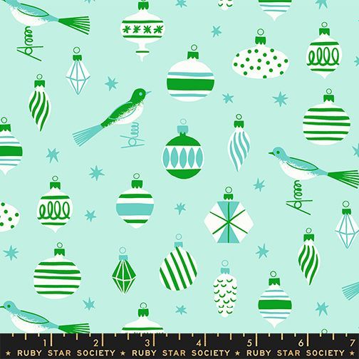 Baubles – Mint | Merry Happy | Ruby Star Society | RS3098-14 Baubles – Mint | Merry Happy | Ruby Star Society | RS3098-14