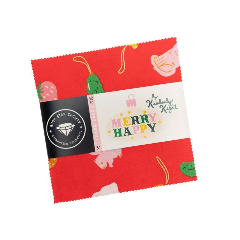 Merry Happy Charm Pack | 42 Stoffquadrate | Ruby Star Society | RS3097PP Merry Happy Charm Pack | 42 Stoffquadrate | Ruby Star Society | RS3097PP