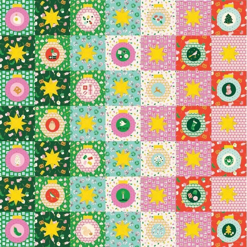 Merry Happy Quilt Kit | 70 × 70 Inch | Ruby Star Society | RS3097KIT Merry Happy Quilt Kit | 70 × 70 Inch | Ruby Star Society | RS3097KIT