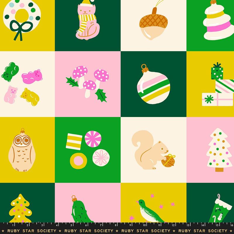 Merry Happy Panel – Verdant | Ruby Star Society | RS3105-12 Merry Happy Panel – Verdant | Ruby Star Society | RS3105-12