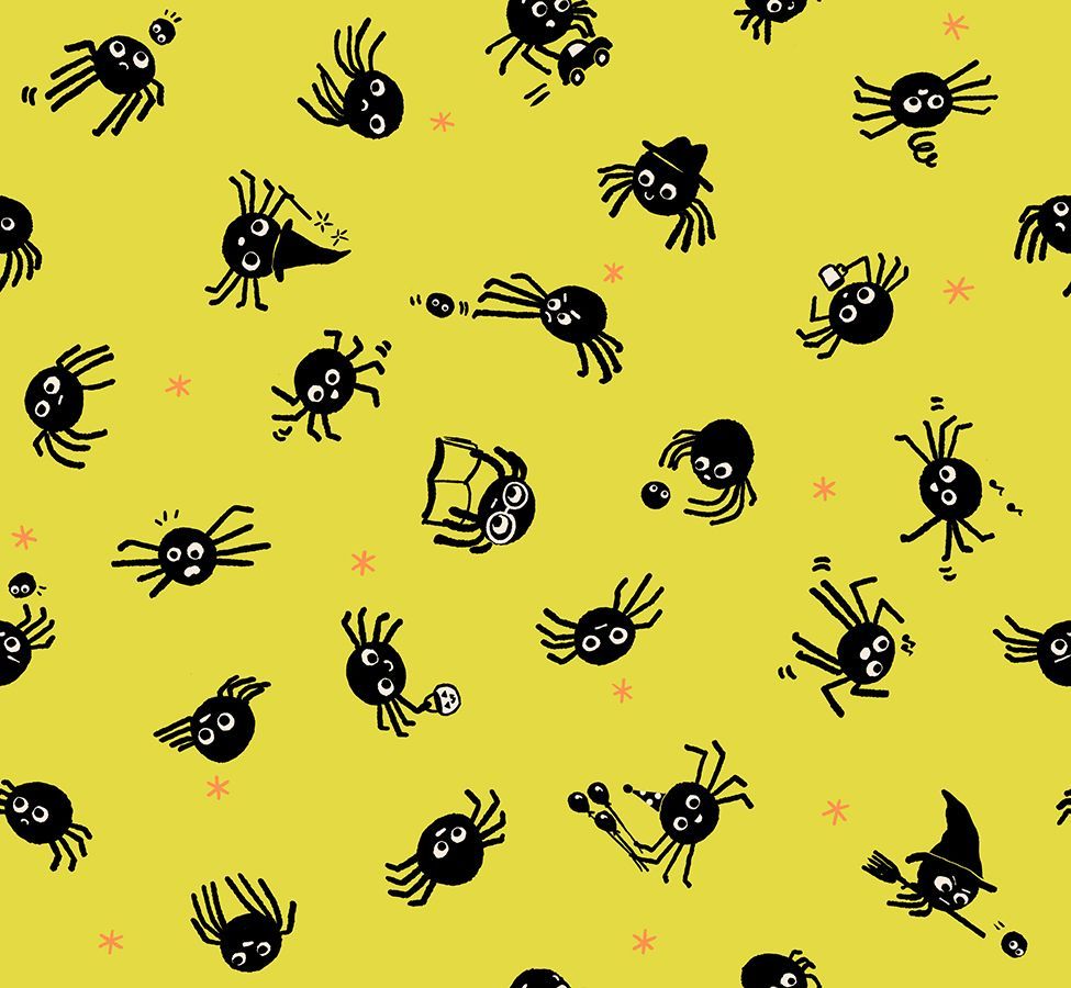 Spider Sense – Citron | Freaky Familiars | Ruby Star Society | RS5191-12 Spider Sense – Citron | Freaky Familiars | Ruby Star Society | RS5191-12