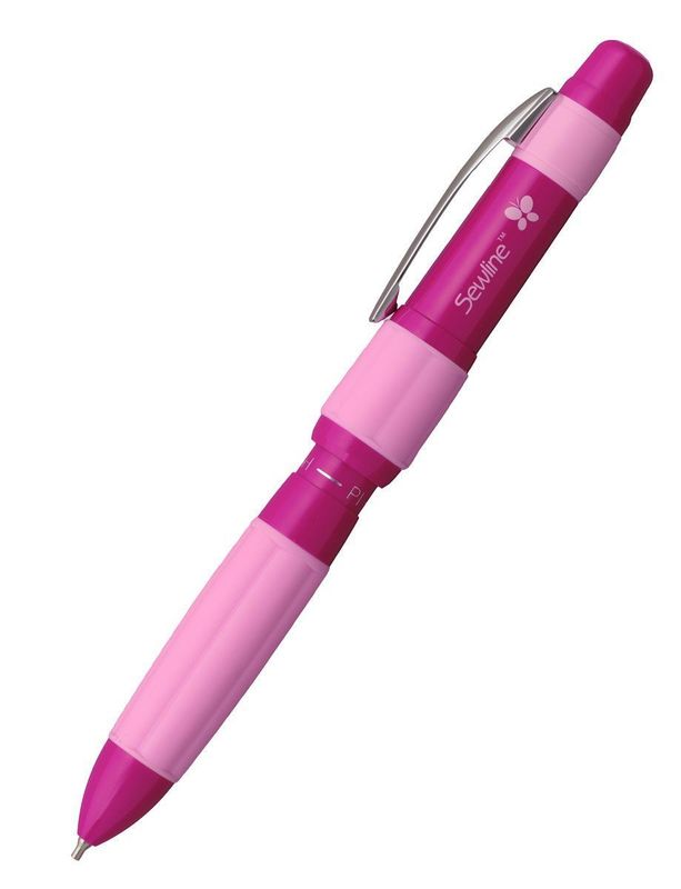Sewline Trio Colors Stoffmarkierstift | Schwarz, Weiß und Rosa | 0,9 mm Sewline Trio Colors Stoffmarkierstift | Schwarz, Weiß und Rosa | 0,9 mm