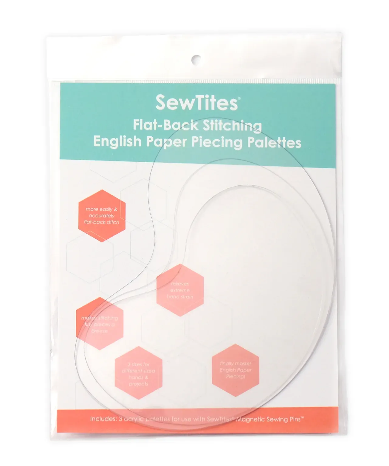 SewTites EPP-Paletten für den Flat-Back-Stitch | 3 Größen