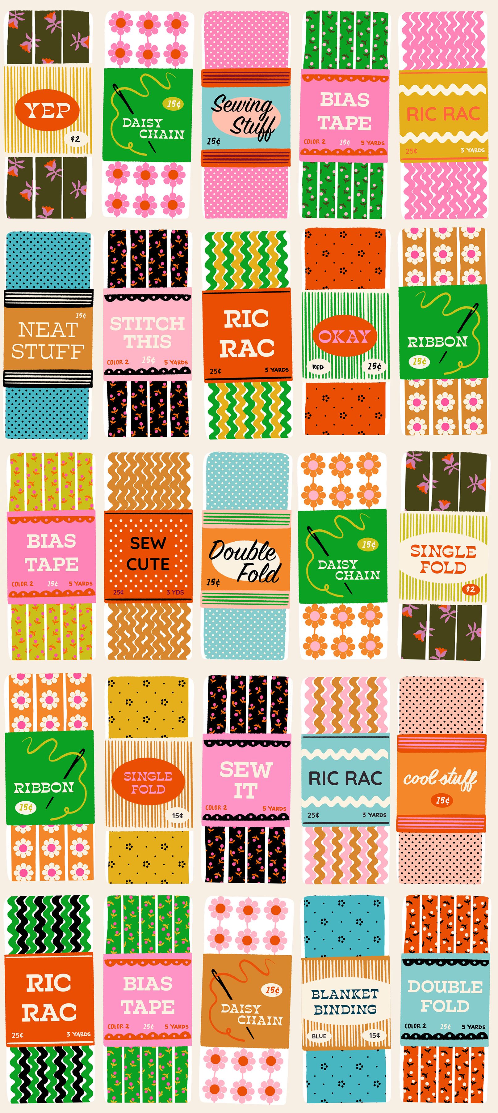 Sew Cute – Shell | 1-800 Notion | Ruby Star Society | RS5207-11
