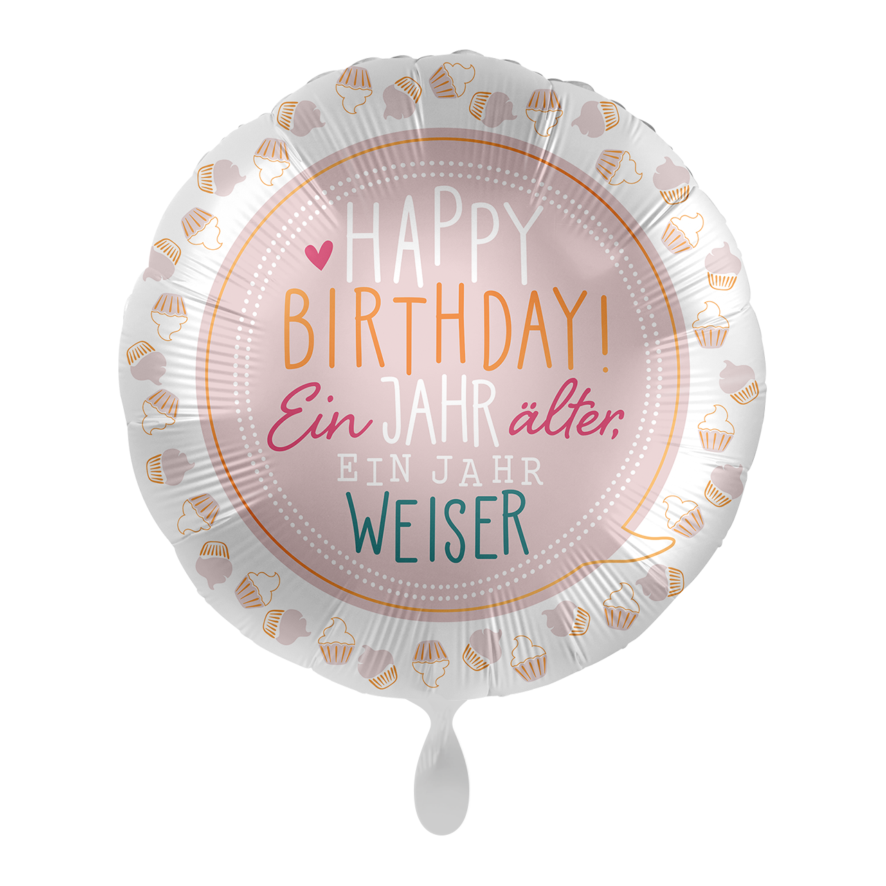 "1 Ballon - Birthday Cupcakes"