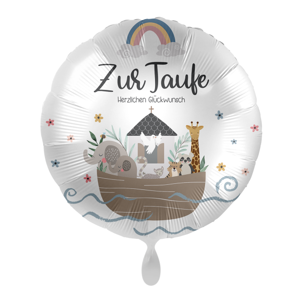 1 Balloon - Taufe Tiere im Boot