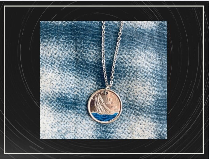 Turn on a Dime Necklace (single)