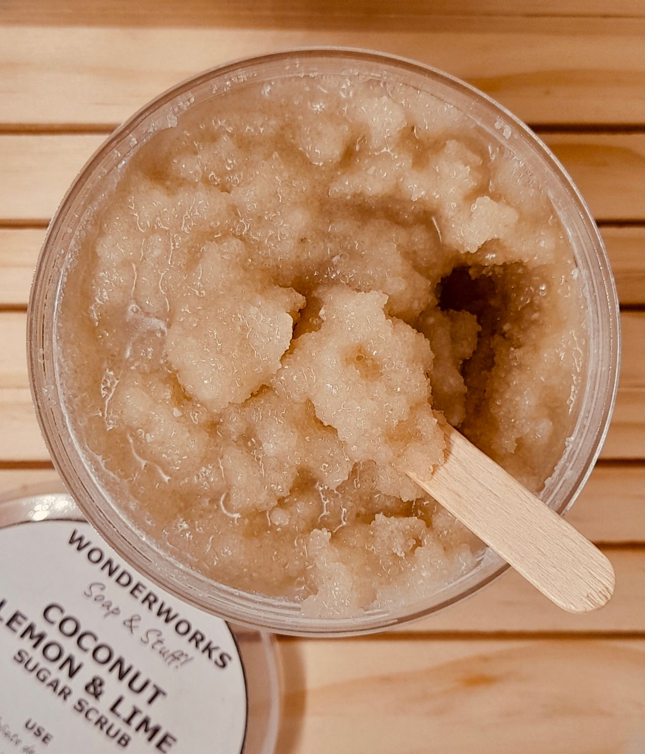 Coconut, Lemon &amp; Lime Sugar Scrub (body)