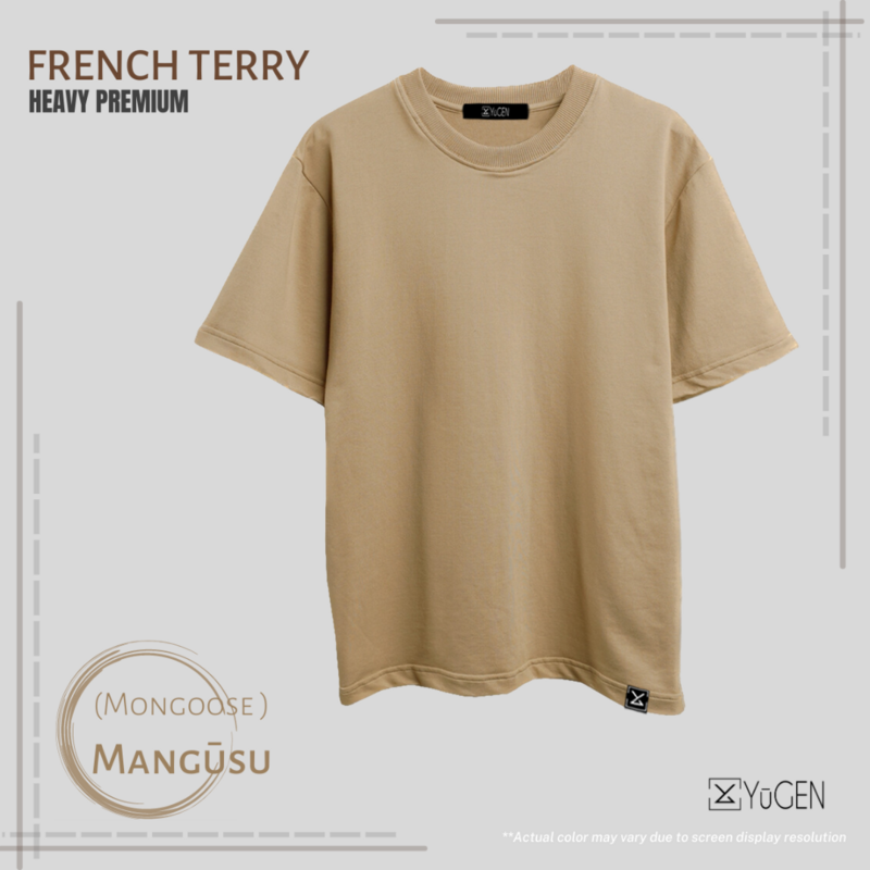 「PLAIN FRENCH TERRY」- Mangūsu (Mongoose)