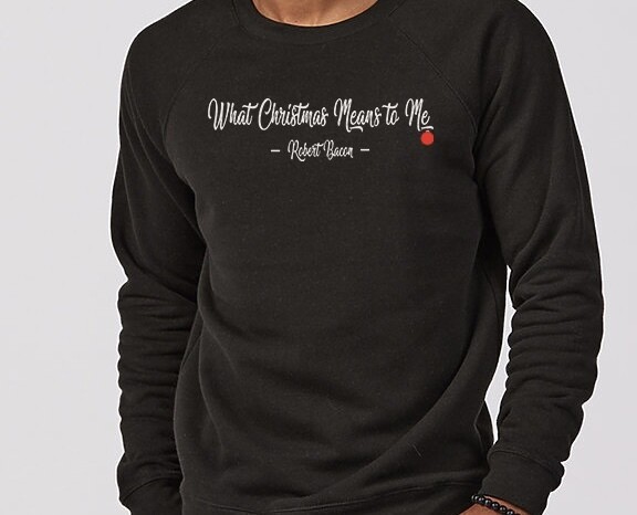What Christmas Means To Me Black Long Sleeve T-Shirt