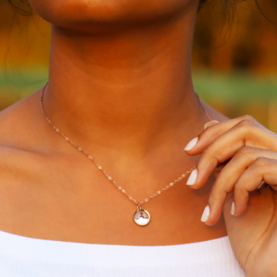 Seed of Faith Necklace - Rose Gold