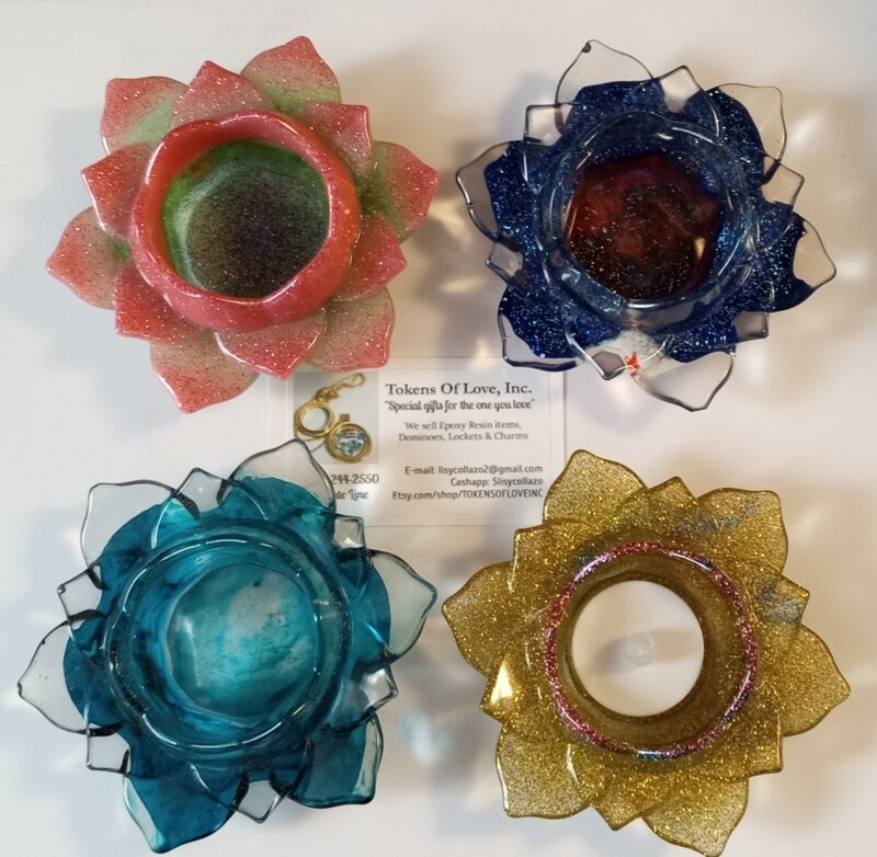 Epoxy Resin tealite holder