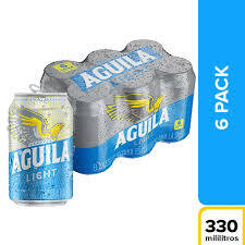 SIX PACK AGUILA LIGTH LATA