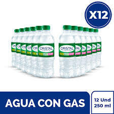 CRISTAL CON GAS 250 X12