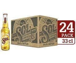 CAJA CERVEZA SOL BOTELLA 330ML