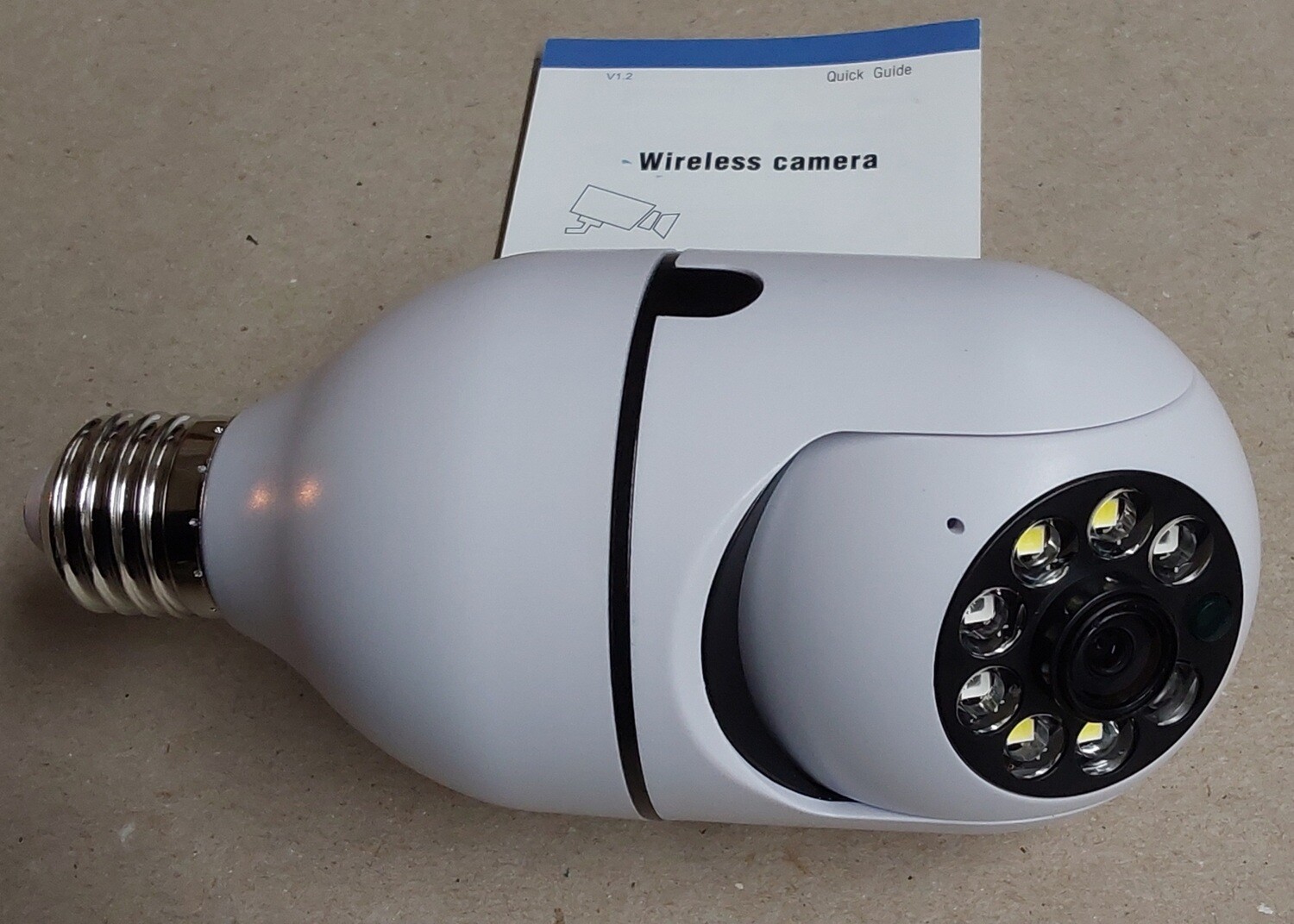 Light Bulb Wi-Fi Surveillance Camera's