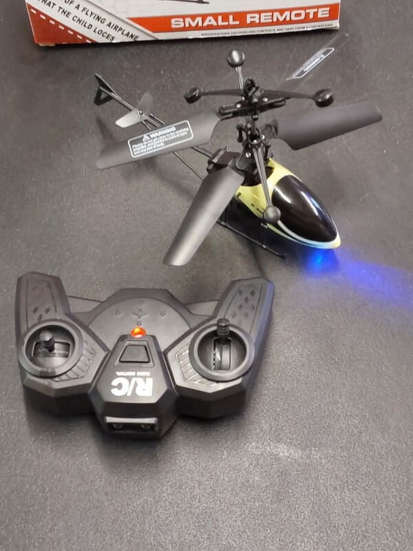 Yellow Remote Control Helicopter