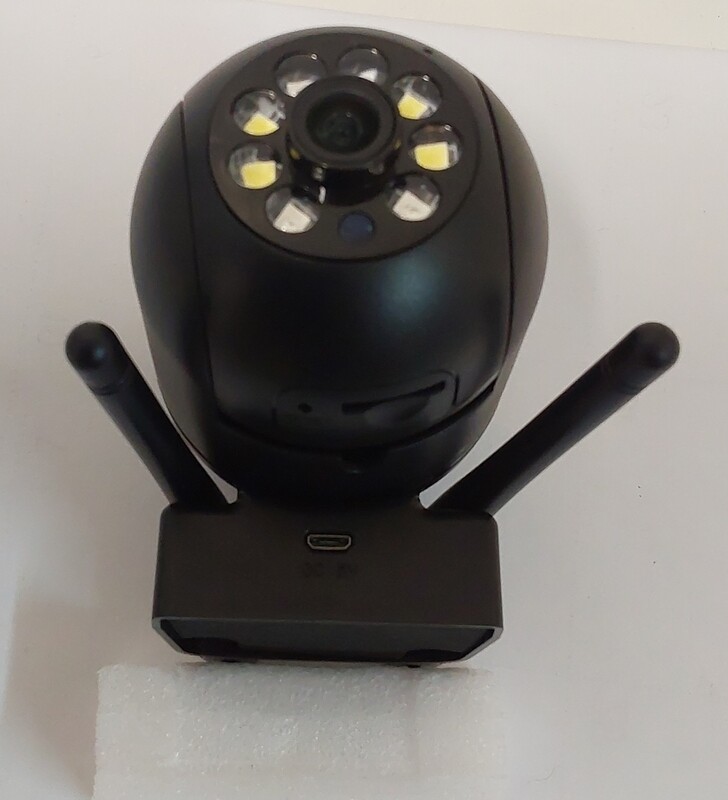 Smart Cam Black PTZ Outdoor Wi-Fi Security Camera