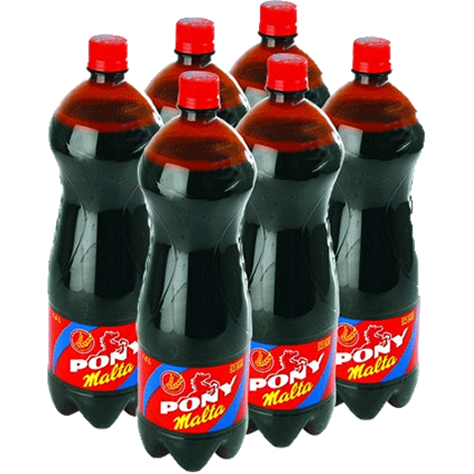 Pony malta plastico  1.5 ml  x 6