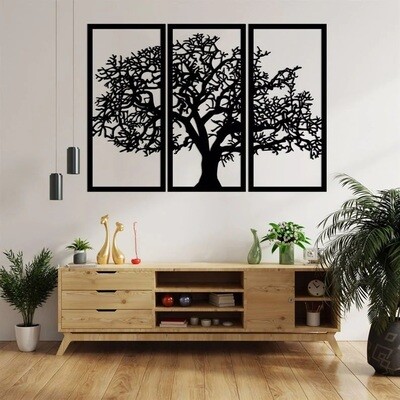 Tree Wall Decor - 3 Panels