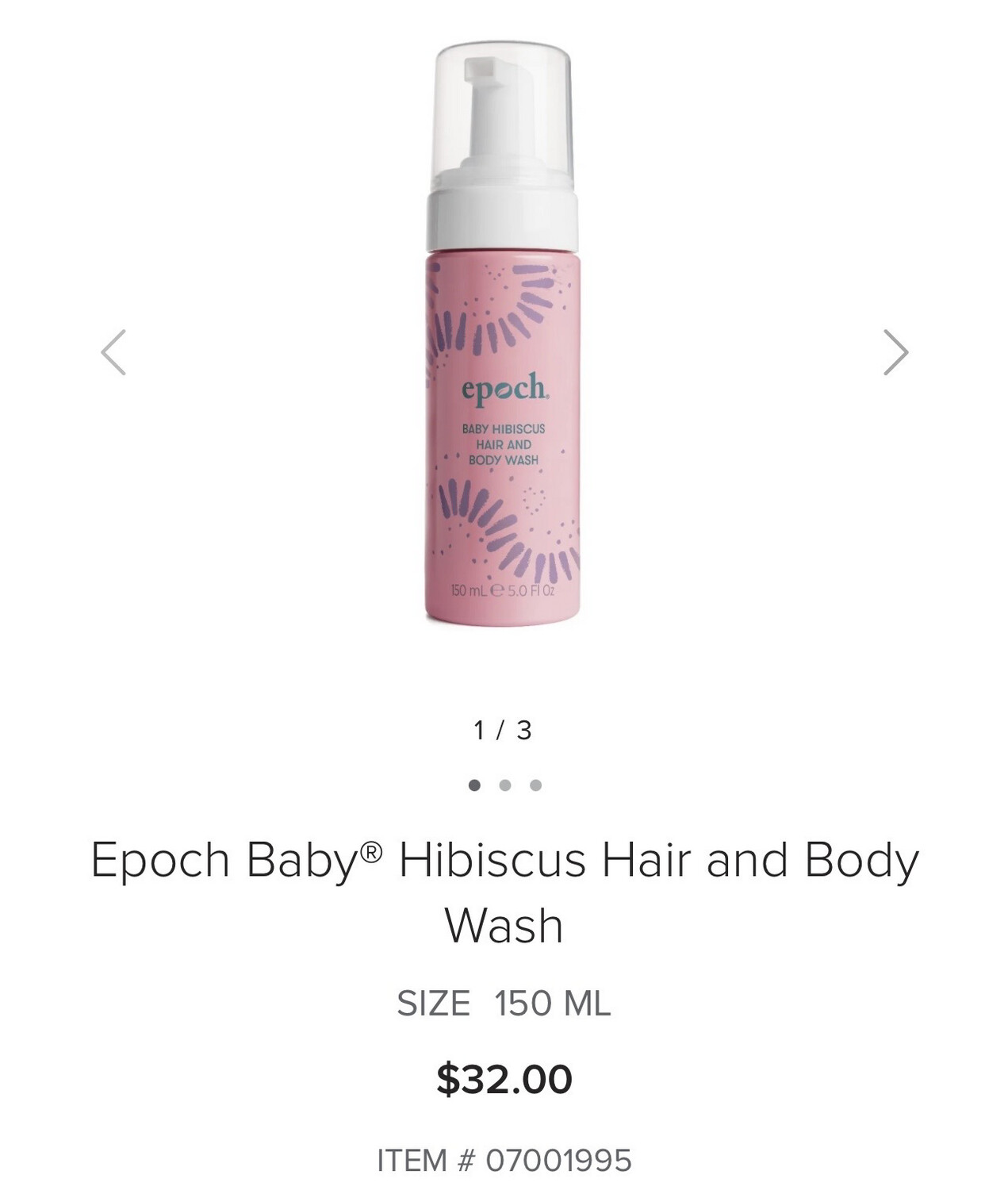 Epoch Baby® Hibiscus Hair and Body Wash