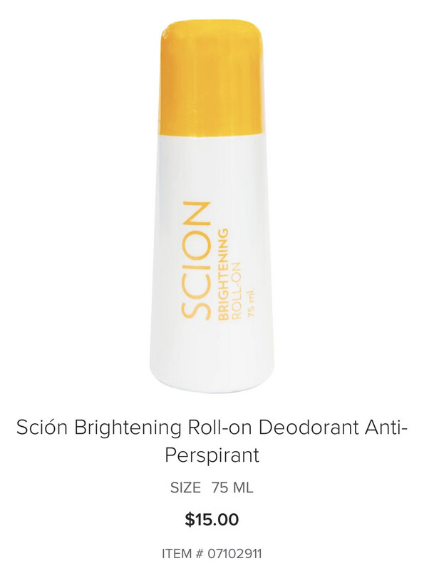 Sción Brightening Roll-on Deodorant Anti-Perspirant