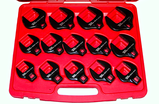 METRIC 1/2 Inch Drive Crowsfoot Set to 50mm