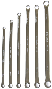 6 Piece Metric Hi-Performanceance Long Ring Wrench Set