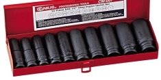 10 Piece H/Duty Deep Impact Socket Set LIFE TIME WARRANTY