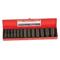 13 Pc H/Duty Metric Deep Impact Socket Set LIFE TIME WARRANTY