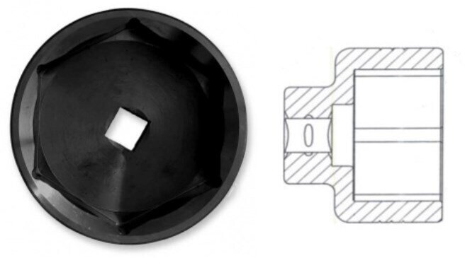 105mm 6 Point Thin Wall Truck Socket