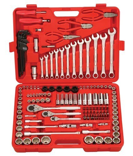 GENIUS 151 Piece 1/4 In x 3/8 In  & 1/2 In Dr. Metric & SAE Tool Kit
