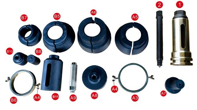 DAF / PACCAR (CF) DIFF FRONT/ REAR, MAIN SHAFT BEARING REMOVAL/ INSTALLATION TOOL KIT